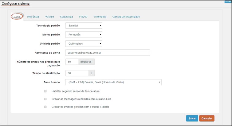 Supervisor - ConfigurarSistemaAbaGeral