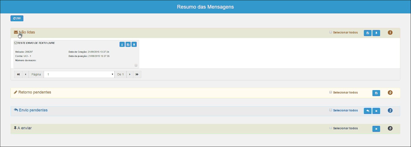 Supervisor - ResumoMensagens