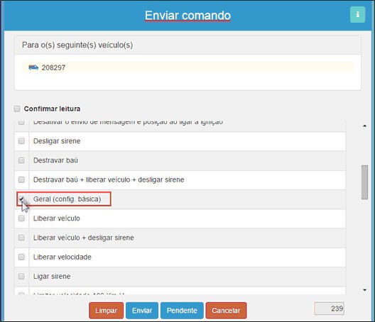 Supervisor - EnviarComandosConfigBasica