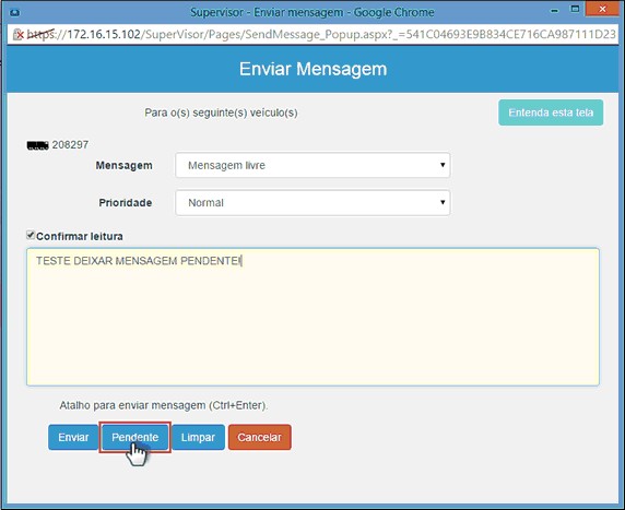 Supervisor - EnviarMensagem3