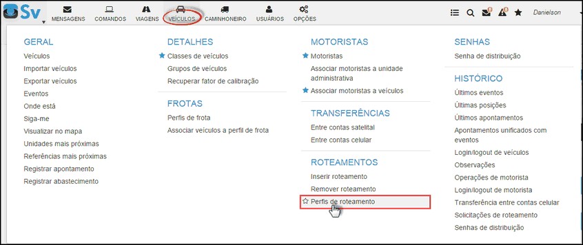 Supervisor - PerfisRoteamento