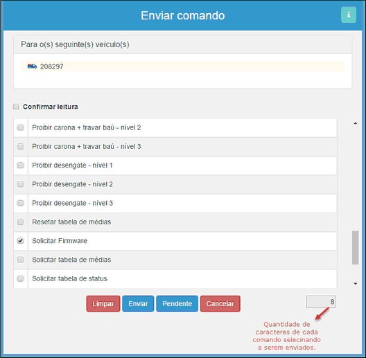 Supervisor - EnviarComandos