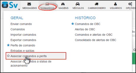 Supervisor - AssociarComandoPerfil