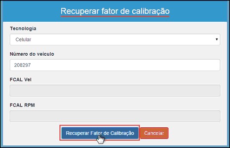 Supervisor - RecuperarFatorCalibracao