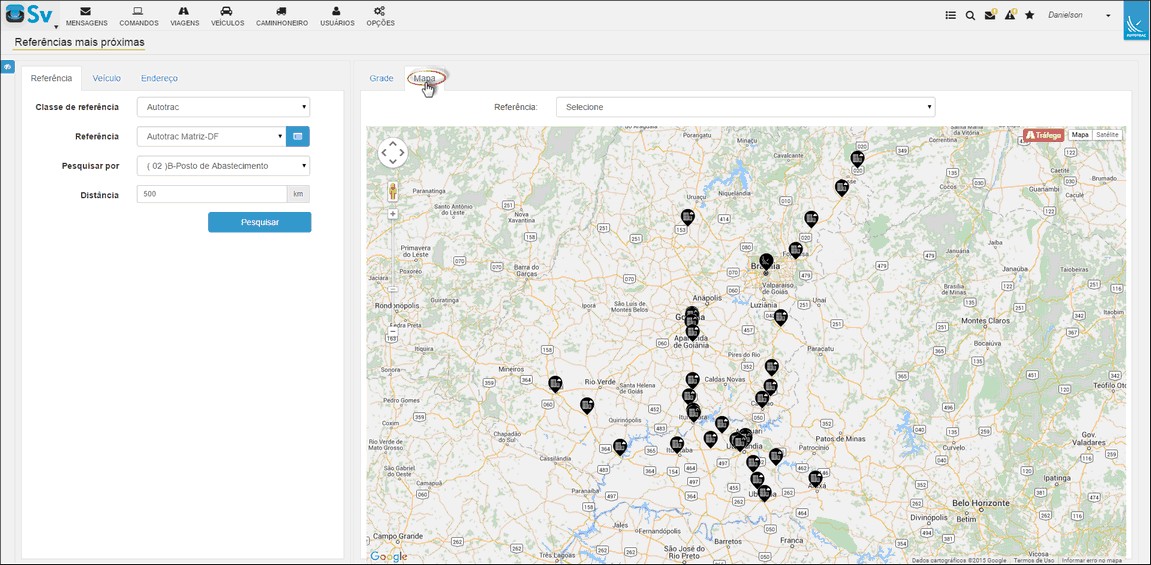 Supervisor - ReferenciasMaisProximas-Mapa